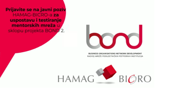 UKLJUČITE SE U  PRVU NACIONALNU MREŽU MENTORA HAMAG-BICRO-a!